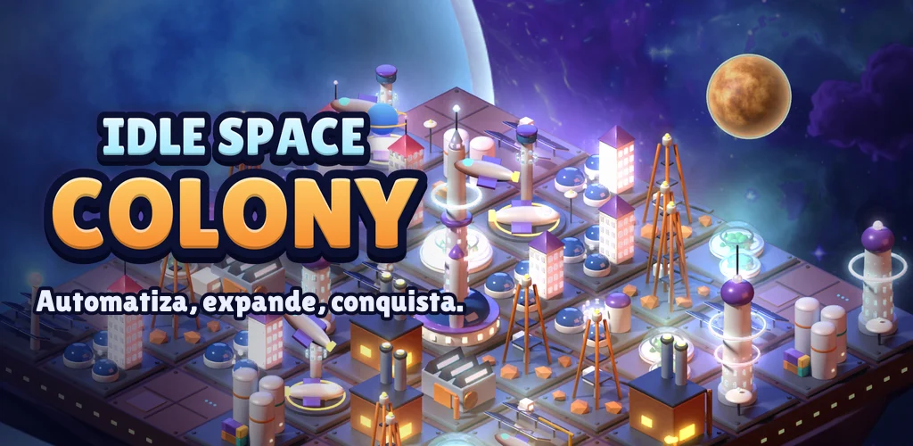 Arte promocional de Idle Space Colony