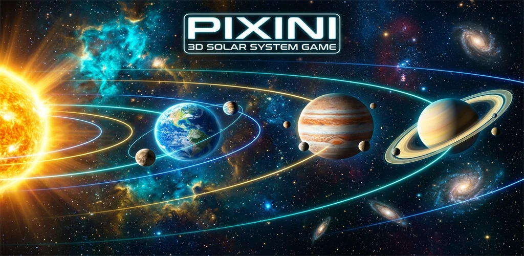 Arte promocional de Pixini: Sistema Solar 3D