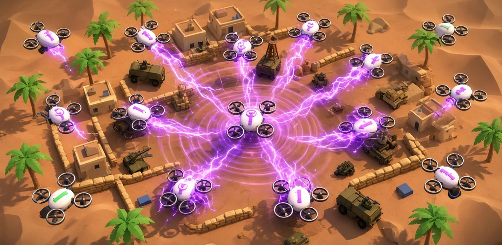 Arte promocional de Swarm Command